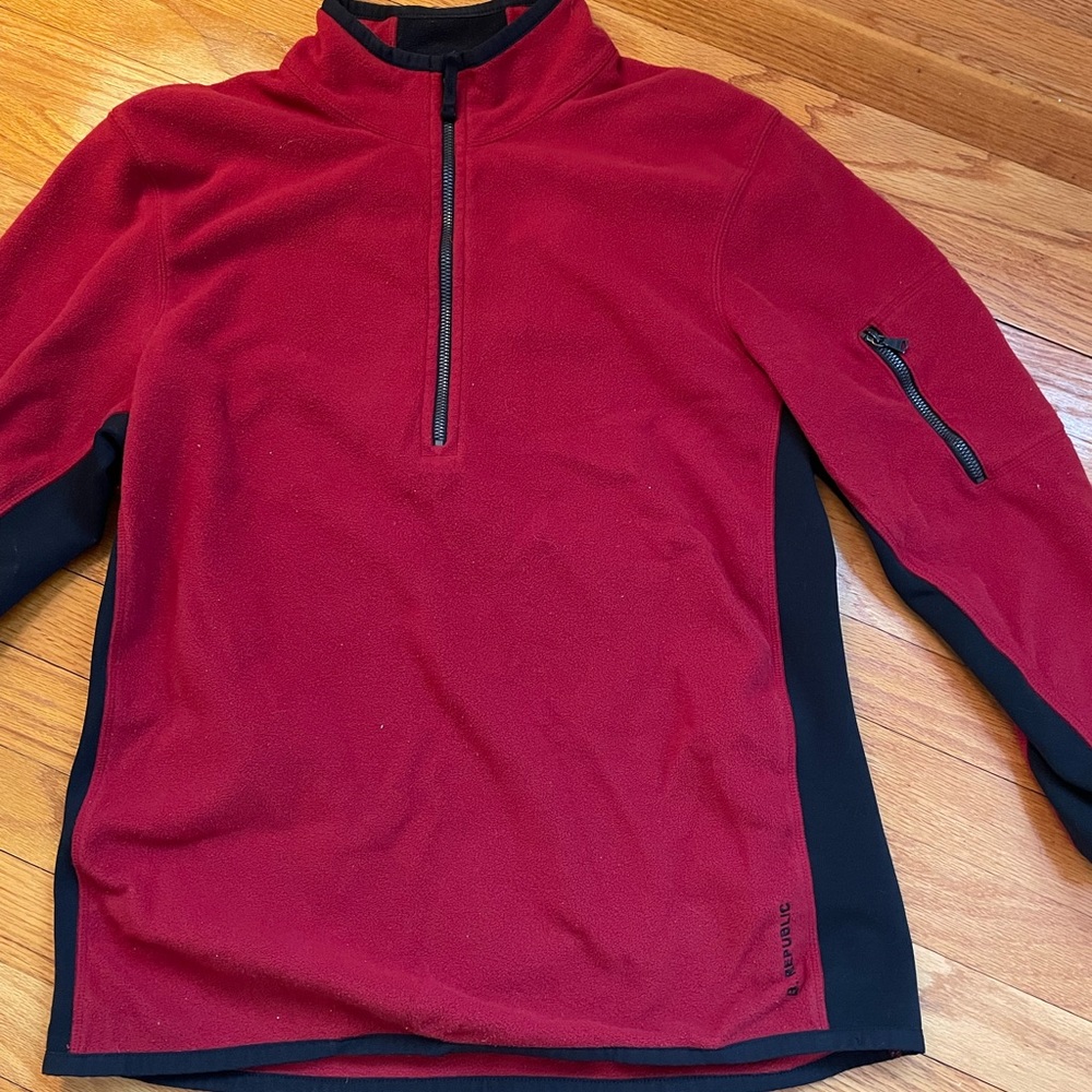 Men’s Banana Republic fleece pullover size L